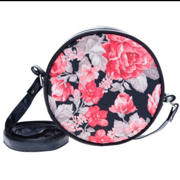 Handbags - Beautiful Floral Print PL Leather Crossbody